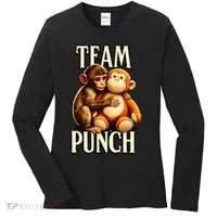 Team Punch Baby Monkey Punch Women's Long Sleeve Shirt thumb 0
