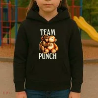 Team Punch Baby Monkey Punch Kids Hoodie thumb 3