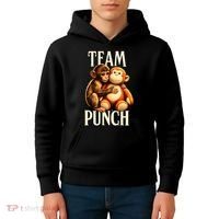 Team Punch Baby Monkey Punch Kids Hoodie thumb 4