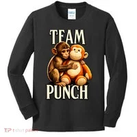 Team Punch Baby Monkey Punch Kids Long Sleeve Shirt thumb 0