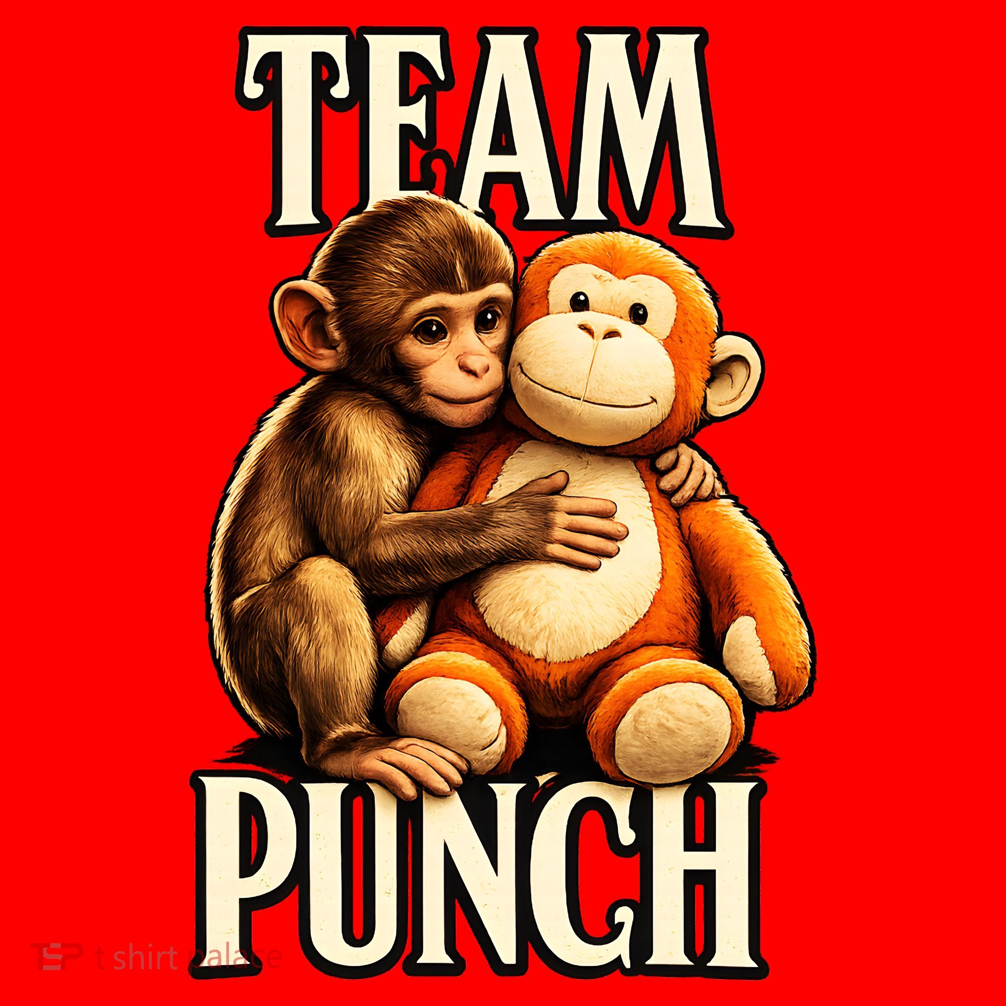 Team Punch Baby Monkey Punch Santa Hat