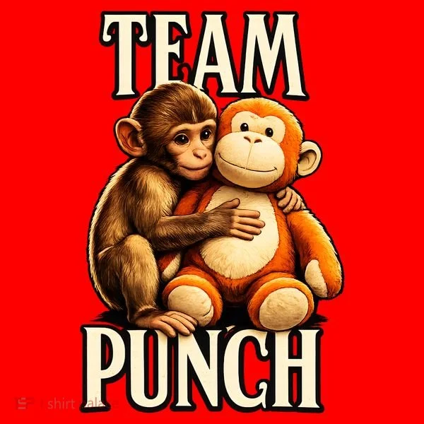 Team Punch Baby Monkey Punch Santa Hat