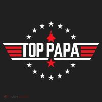 Top Papa Birthday Gun Jet Fathers Day Funny 80s Father Air Women's Sweatshirt thumb 2
