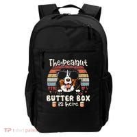 The Peanut Butter Box Is Here Funny Bernese Mountain Dog Backpack thumb 0