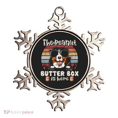 The Peanut Butter Box Is Here Funny Bernese Mountain Dog Ornament