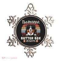 The Peanut Butter Box Is Here Funny Bernese Mountain Dog Ornament thumb 0