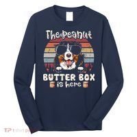 The Peanut Butter Box Is Here Funny Bernese Mountain Dog Long Sleeve Shirt thumb 0