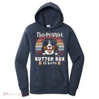 The Peanut Butter Box Is Here Funny Bernese Mountain Dog Women's Hoodie thumb 0