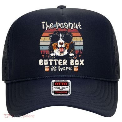 The Peanut Butter Box Is Here Funny Bernese Mountain Dog Hat