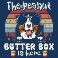 The Peanut Butter Box Is Here Funny Bernese Mountain Dog Tank Top thumb 6