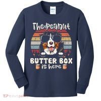 The Peanut Butter Box Is Here Funny Bernese Mountain Dog Kids Long Sleeve Shirt thumb 0