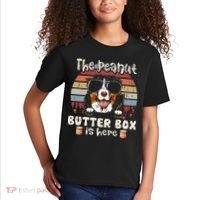 The Peanut Butter Box Is Here Funny Bernese Mountain Dog Kids T-Shirt thumb 2