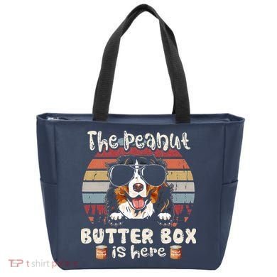 The Peanut Butter Box Is Here Funny Bernese Mountain Dog Tote Bag
