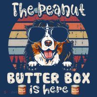 The Peanut Butter Box Is Here Funny Bernese Mountain Dog Tote Bag thumb 4