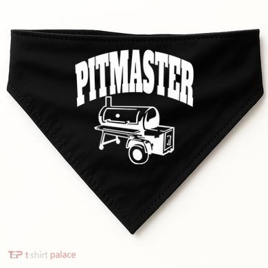 Texas Pitmaster Bbq Smoker Stick Burner Brisket Cooking Day Cute Gift USA-Made Doggie Bandana