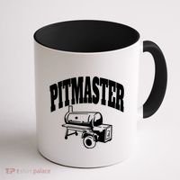 Texas Pitmaster Bbq Smoker Stick Burner Brisket Cooking Day Cute Gift Coffee Mug thumb 1
