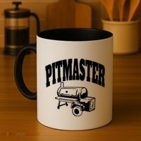 Texas Pitmaster Bbq Smoker Stick Burner Brisket Cooking Day Cute Gift Coffee Mug thumb 4