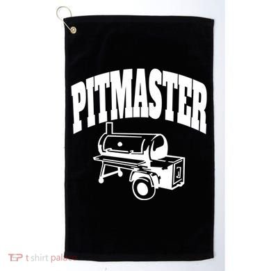 Texas Pitmaster Bbq Smoker Stick Burner Brisket Cooking Day Cute Gift Golf Towel