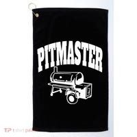 Texas Pitmaster Bbq Smoker Stick Burner Brisket Cooking Day Cute Gift Golf Towel thumb 0
