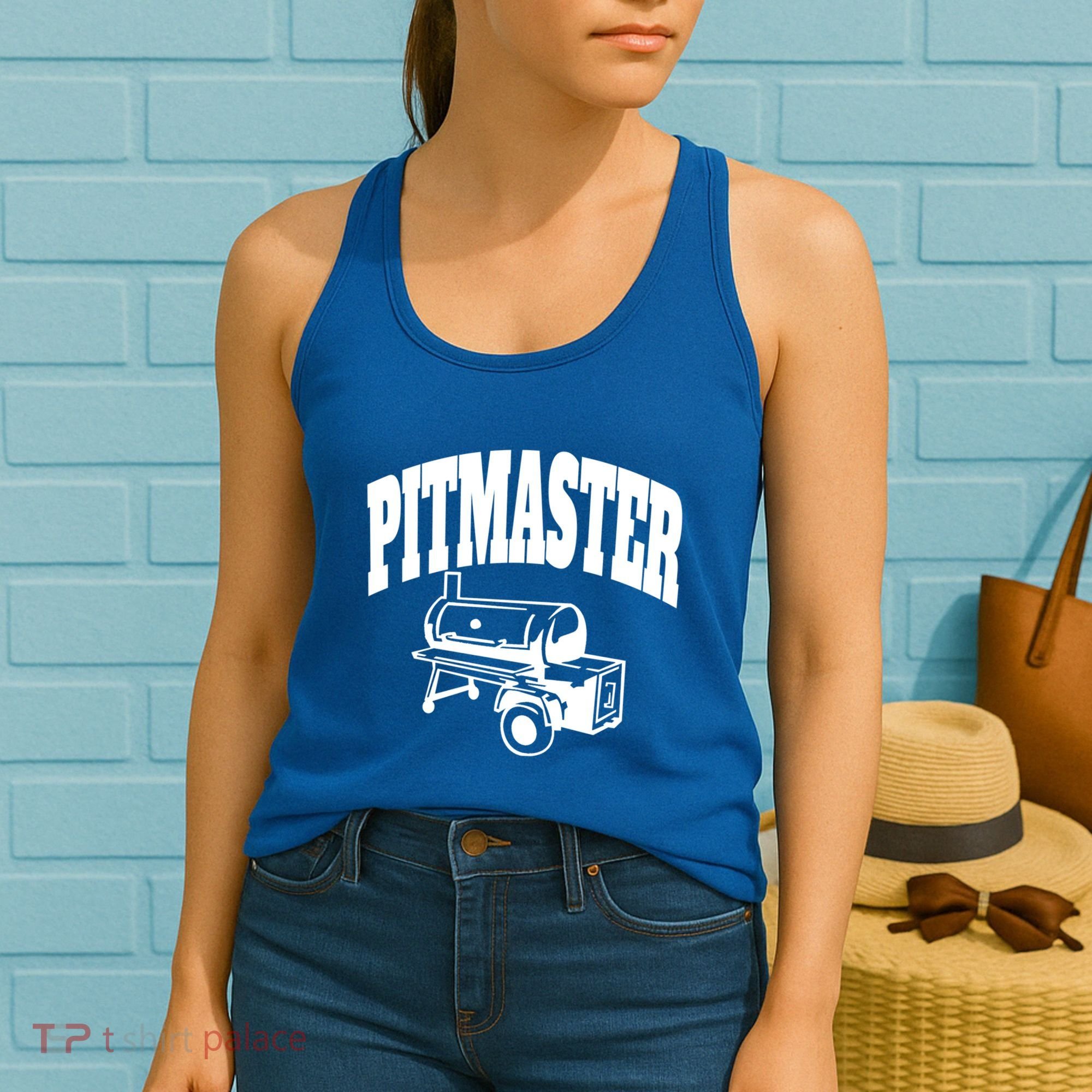 Texas Pitmaster Bbq Smoker Stick Burner Brisket Cooking Day Cute Gift Women's Tank Top