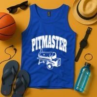 Texas Pitmaster Bbq Smoker Stick Burner Brisket Cooking Day Cute Gift Tank Top thumb 4