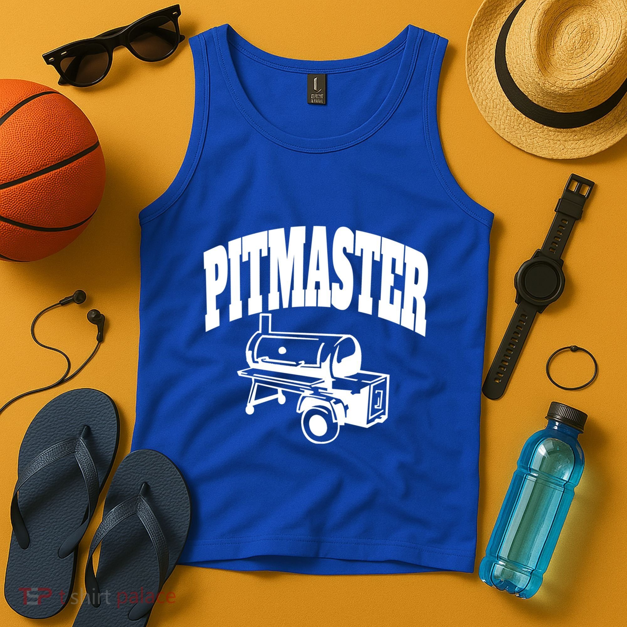 Texas Pitmaster Bbq Smoker Stick Burner Brisket Cooking Day Cute Gift Tank Top