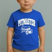 Texas Pitmaster Bbq Smoker Stick Burner Brisket Cooking Day Cute Gift Toddler T-Shirt thumb 2