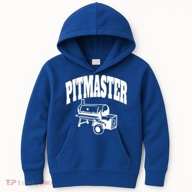 Texas Pitmaster Bbq Smoker Stick Burner Brisket Cooking Day Cute Gift Kids Hoodie