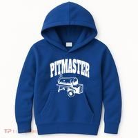 Texas Pitmaster Bbq Smoker Stick Burner Brisket Cooking Day Cute Gift Kids Hoodie thumb 0