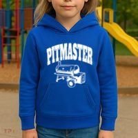 Texas Pitmaster Bbq Smoker Stick Burner Brisket Cooking Day Cute Gift Kids Hoodie thumb 3