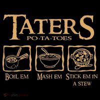 Taters Potatoes Boil Em Mash Em Stick Em In A Stew Women's Hoodie thumb 2