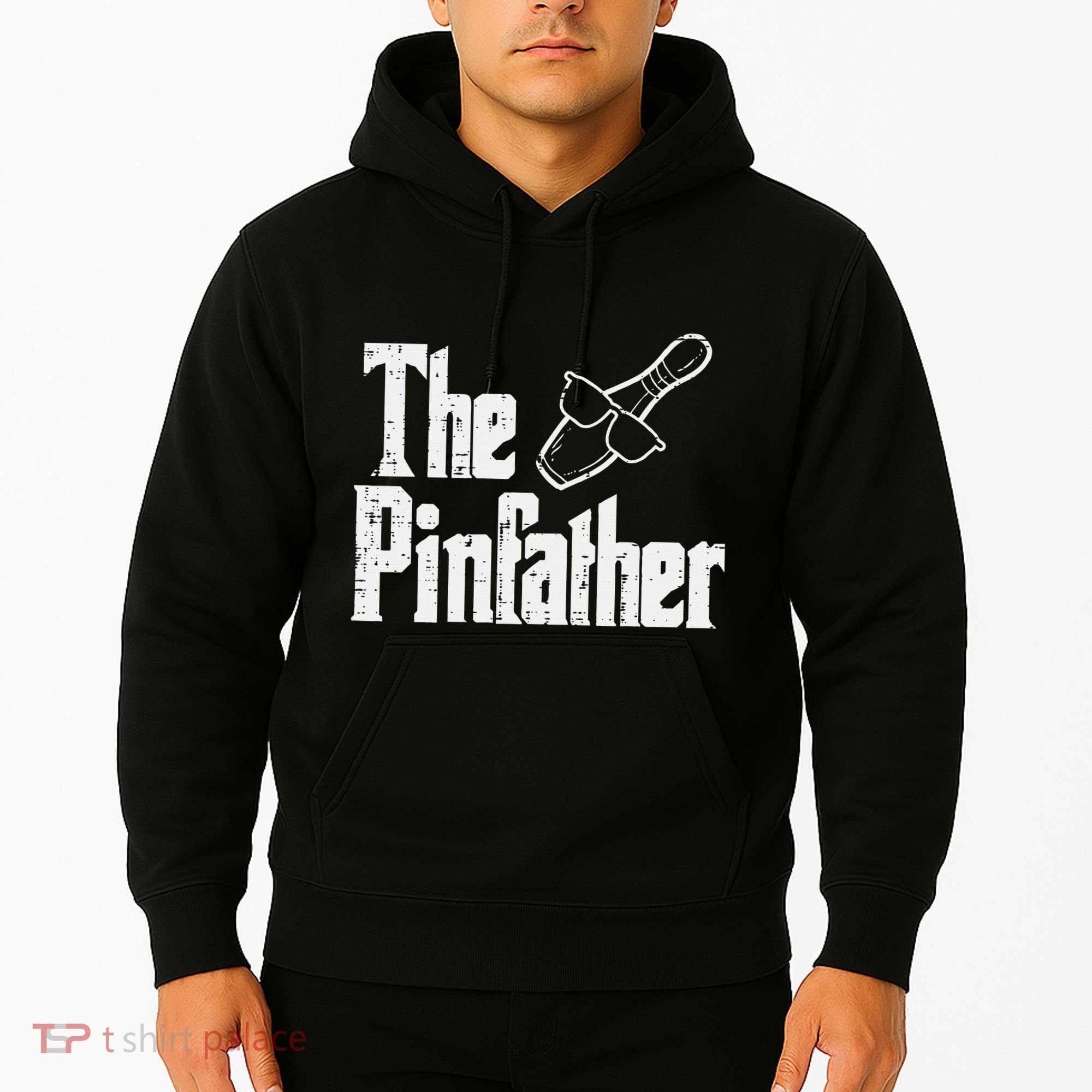 The Pinfather Bowling Dad Fathers Day Bowler Daddy Papa Hoodie
