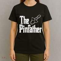 The Pinfather Bowling Dad Fathers Day Bowler Daddy Papa T-Shirt thumb 4