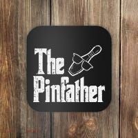 The Pinfather Bowling Dad Fathers Day Bowler Daddy Papa Coaster thumb 0