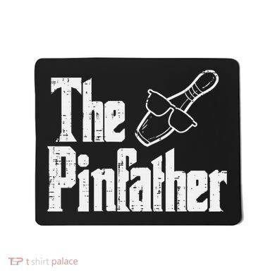 The Pinfather Bowling Dad Fathers Day Bowler Daddy Papa Mousepad