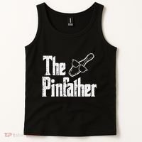 The Pinfather Bowling Dad Fathers Day Bowler Daddy Papa Tank Top thumb 2