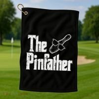 The Pinfather Bowling Dad Fathers Day Bowler Daddy Papa Golf Towel thumb 1