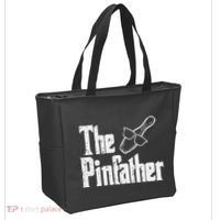 The Pinfather Bowling Dad Fathers Day Bowler Daddy Papa Tote Bag thumb 2