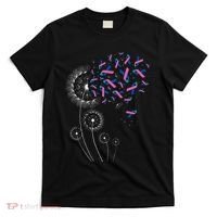 Teal Pink Blue Ribbon & Dandelion Thyroid Cancer Awareness T-Shirt thumb 0