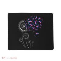 Teal Pink Blue Ribbon & Dandelion Thyroid Cancer Awareness Mousepad thumb 0