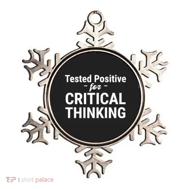 Tested Positive Critical Thinking Libertarian Conservative Ornament