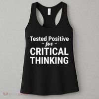 Tested Positive Critical Thinking Libertarian Conservative Women's Tank Top thumb 3