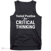 Tested Positive Critical Thinking Libertarian Conservative Tank Top thumb 0