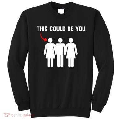 Throuple Poly Couple Funny Polyamory This Could Be You Sweatshirt