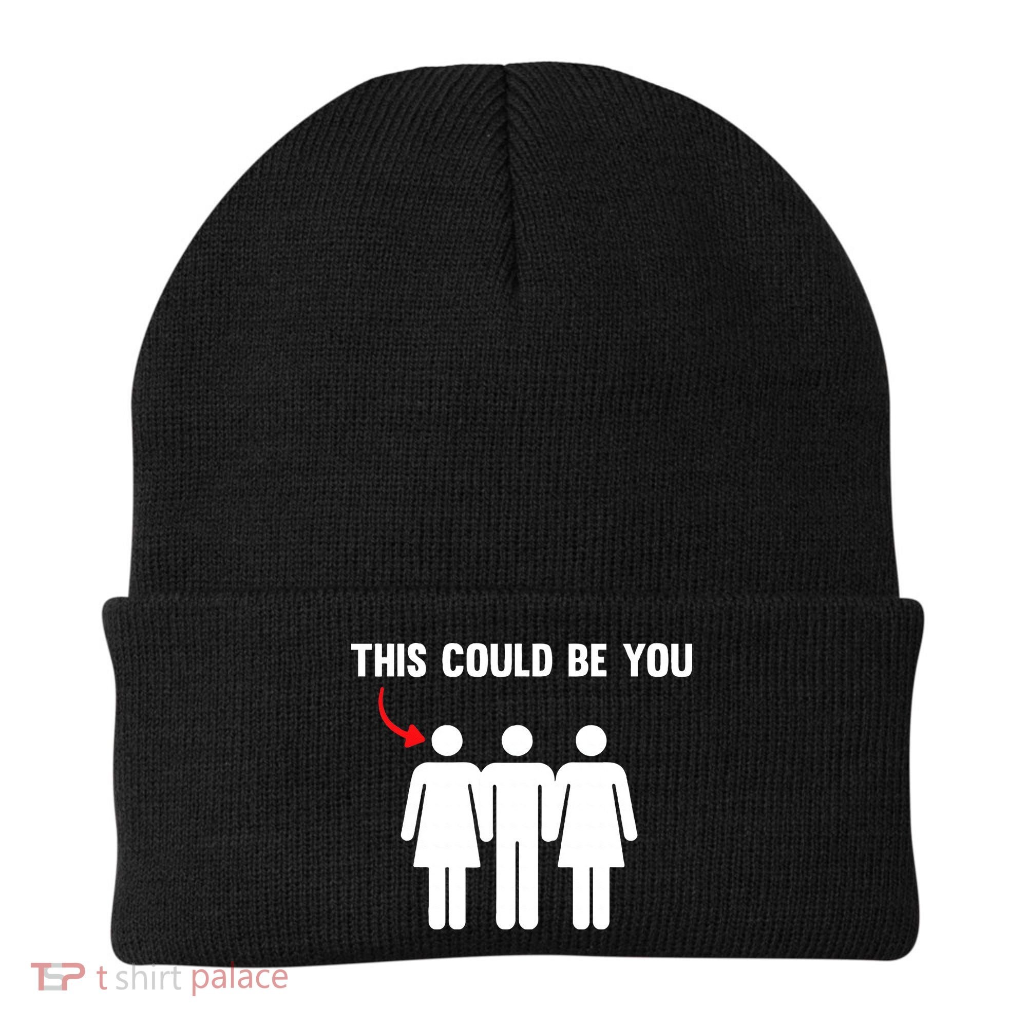 Throuple Poly Couple Funny Polyamory This Could Be You Beanie