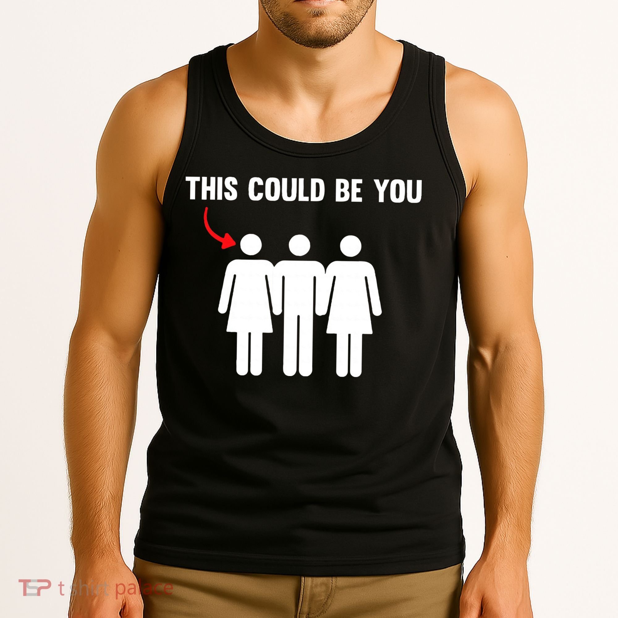Throuple Poly Couple Funny Polyamory This Could Be You Tank Top
