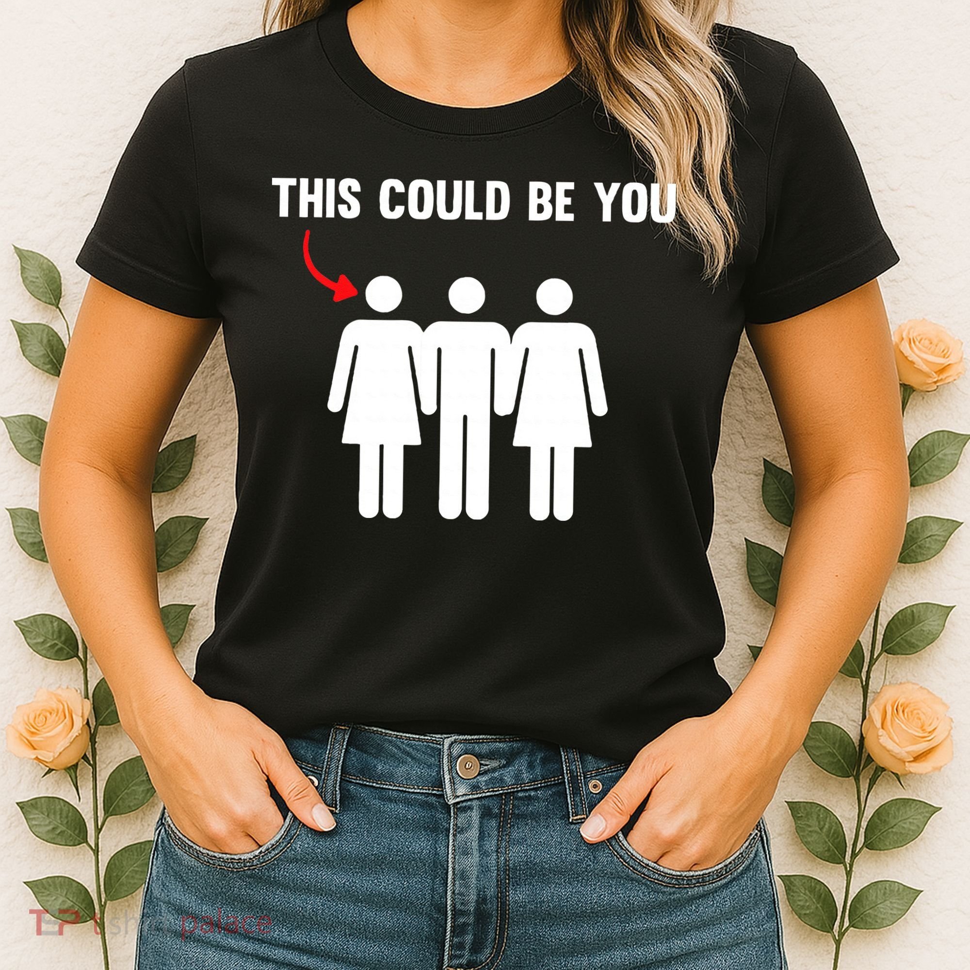 Throuple Poly Couple Funny Polyamory This Could Be You Women's T-Shirt