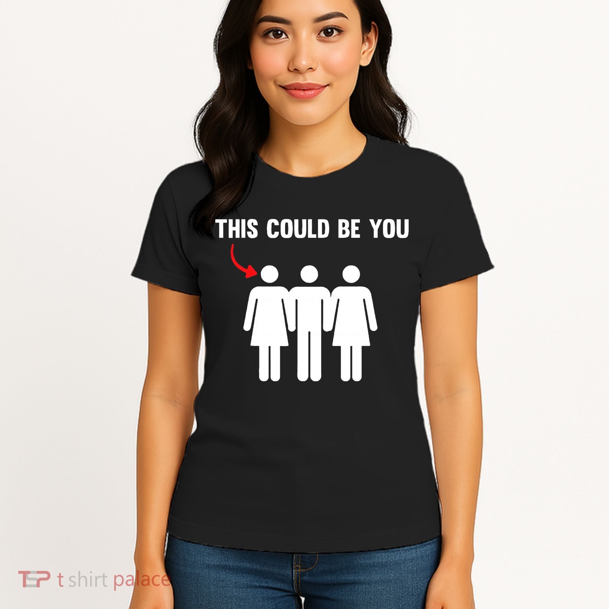 Throuple Poly Couple Funny Polyamory This Could Be You Women's T-Shirt