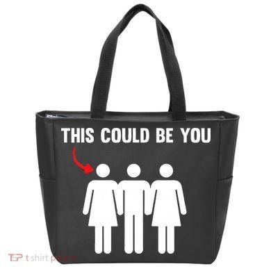 Throuple Poly Couple Funny Polyamory This Could Be You Tote Bag