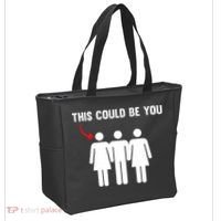 Throuple Poly Couple Funny Polyamory This Could Be You Tote Bag thumb 2